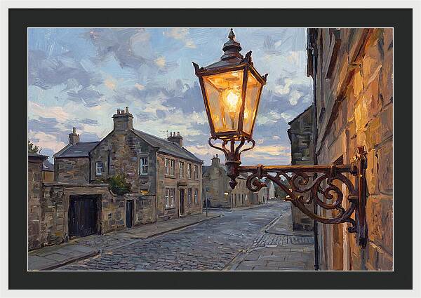 Old Street Lamp At Dusk