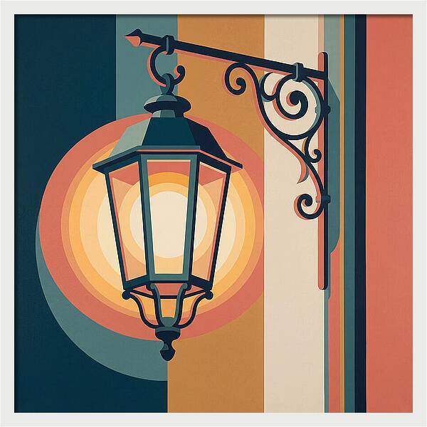 Old Street Lamp Elegance