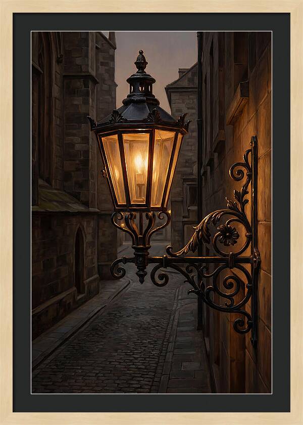 Old Street Lamp Glow