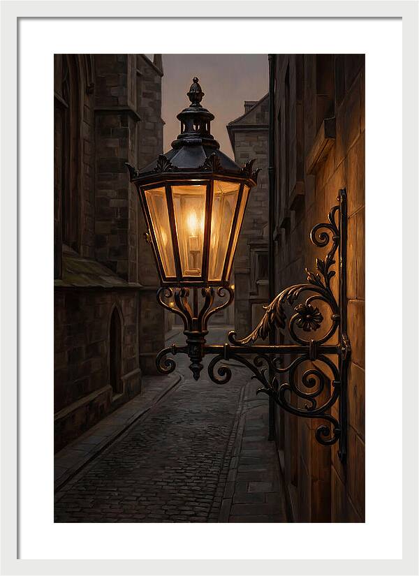 Old Street Lamp Glow