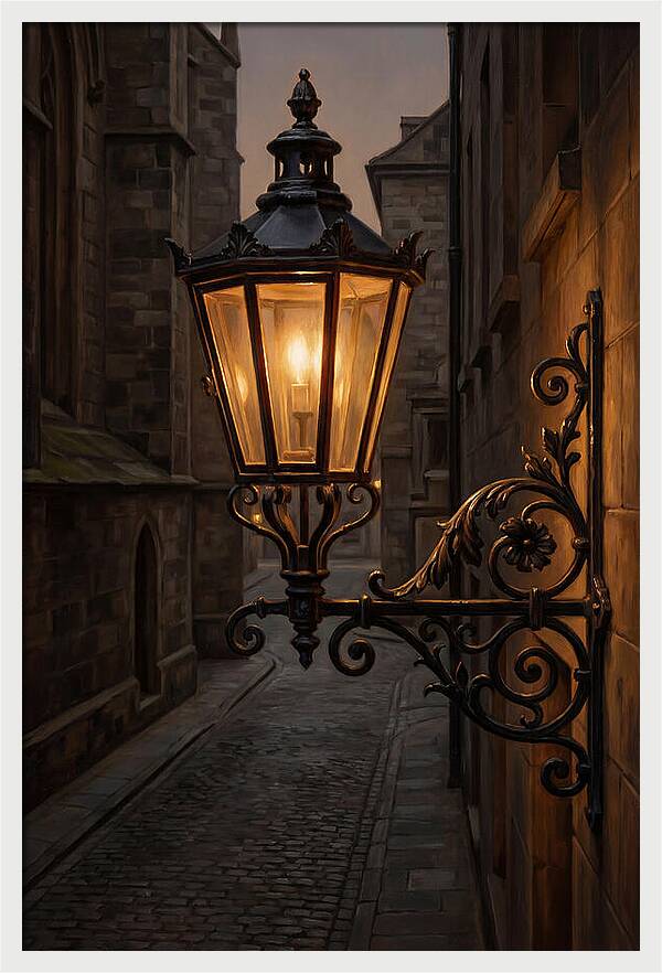 Old Street Lamp Glow