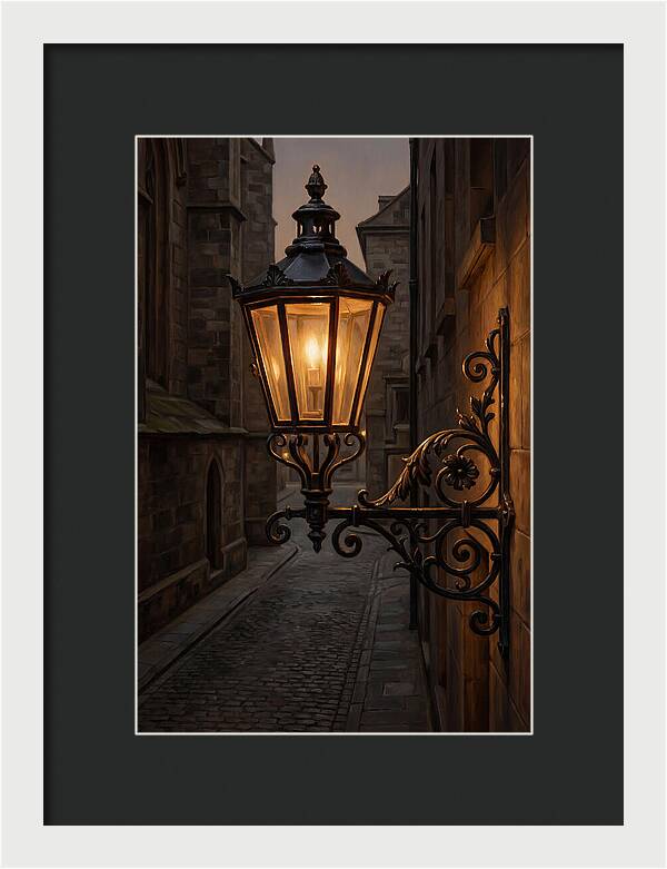 Old Street Lamp Glow