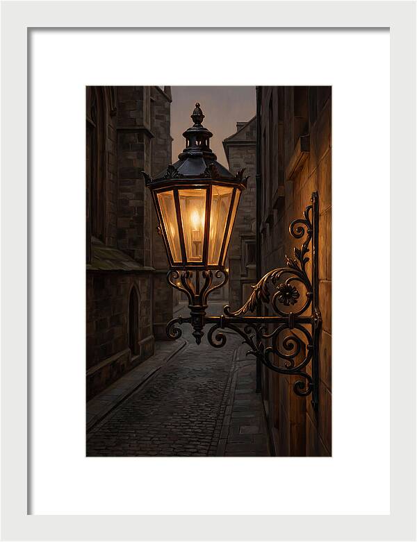 Old Street Lamp Glow