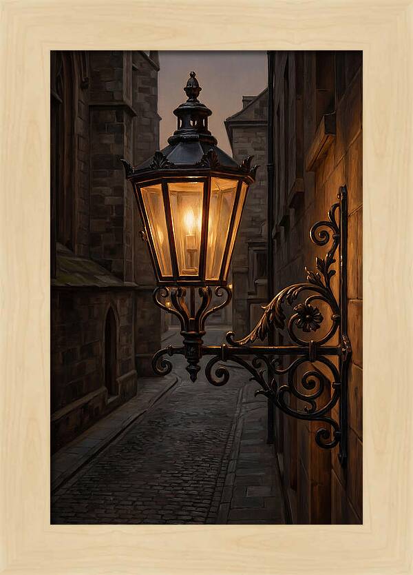 Old Street Lamp Glow