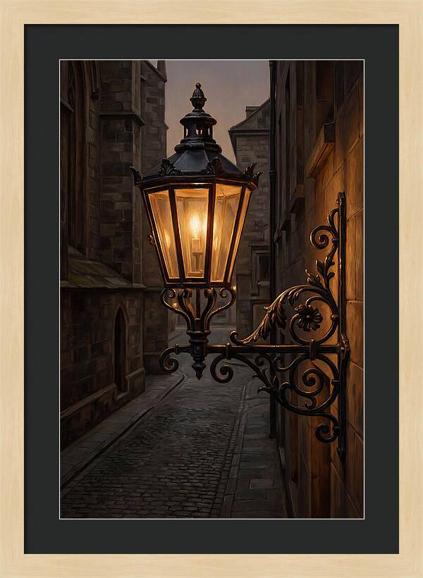 Old Street Lamp Glow