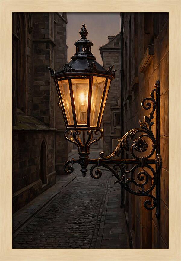 Old Street Lamp Glow