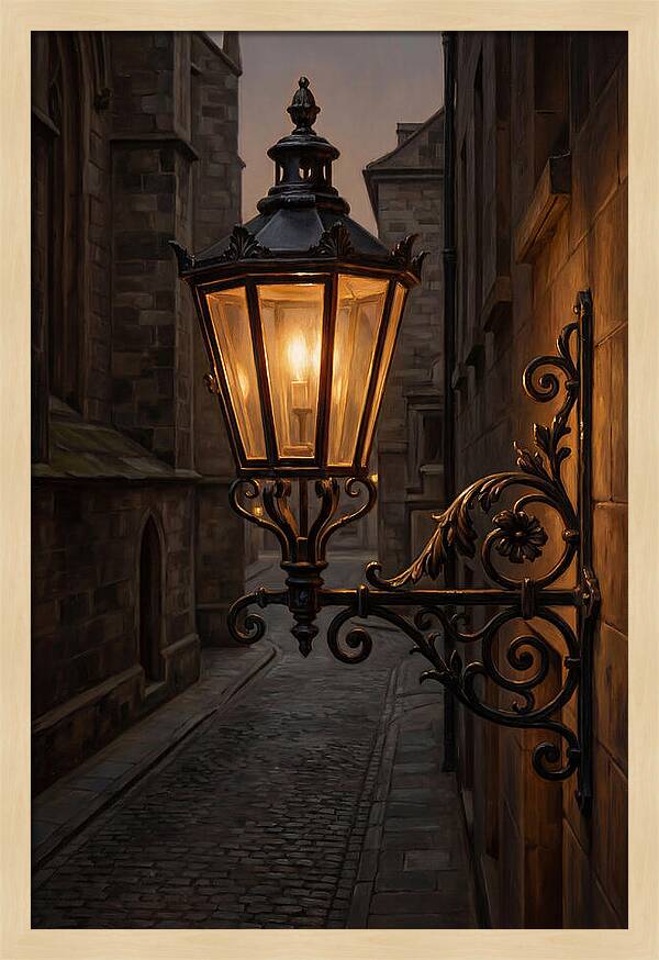 Old Street Lamp Glow