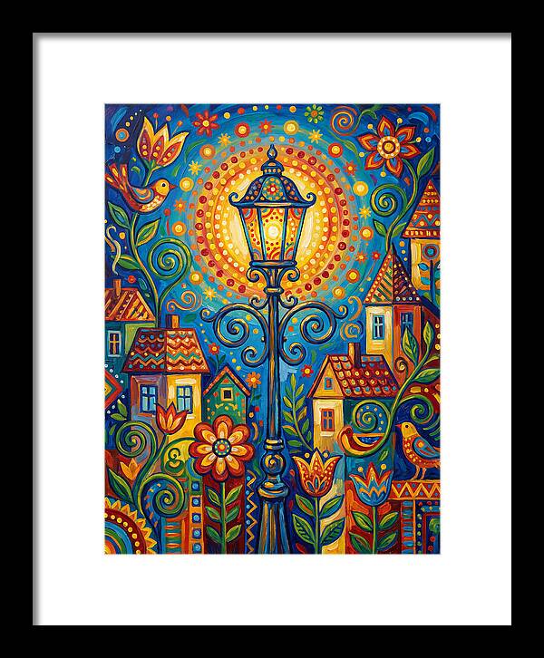 Old Street Lamp Illuminating Life