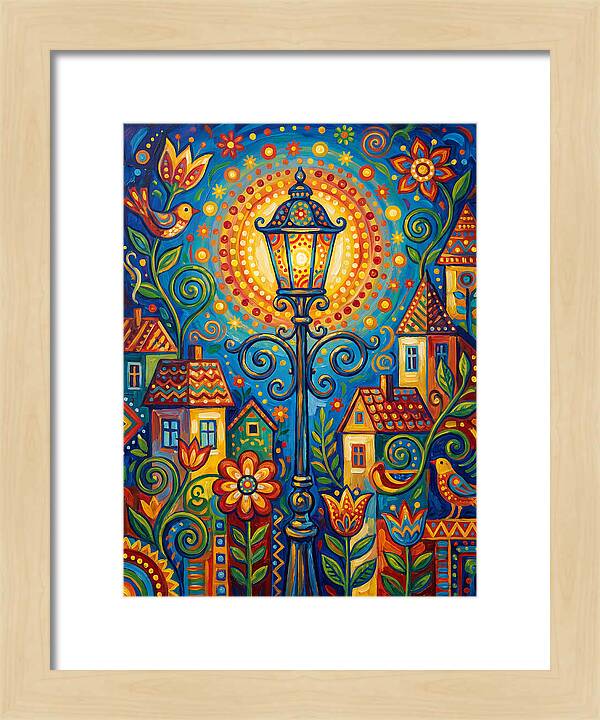 Old Street Lamp Illuminating Life