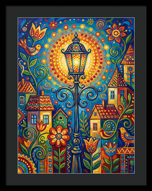 Old Street Lamp Illuminating Life