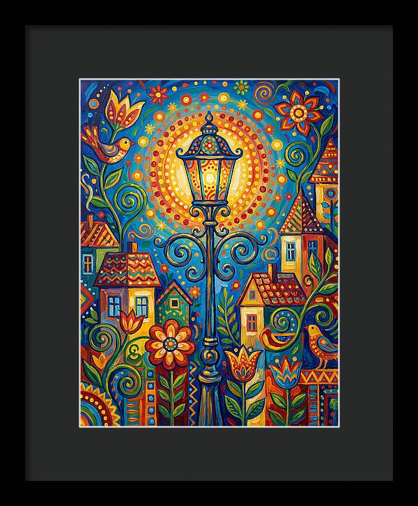Old Street Lamp Illuminating Life