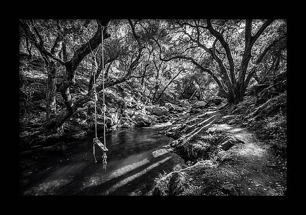 Old Swimming Hole With Rope Swing