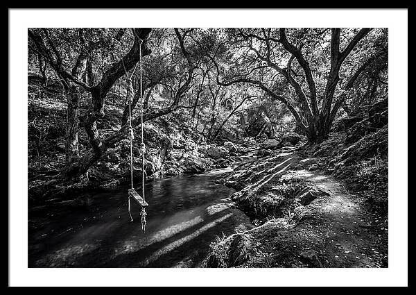 Old Swimming Hole With Rope Swing
