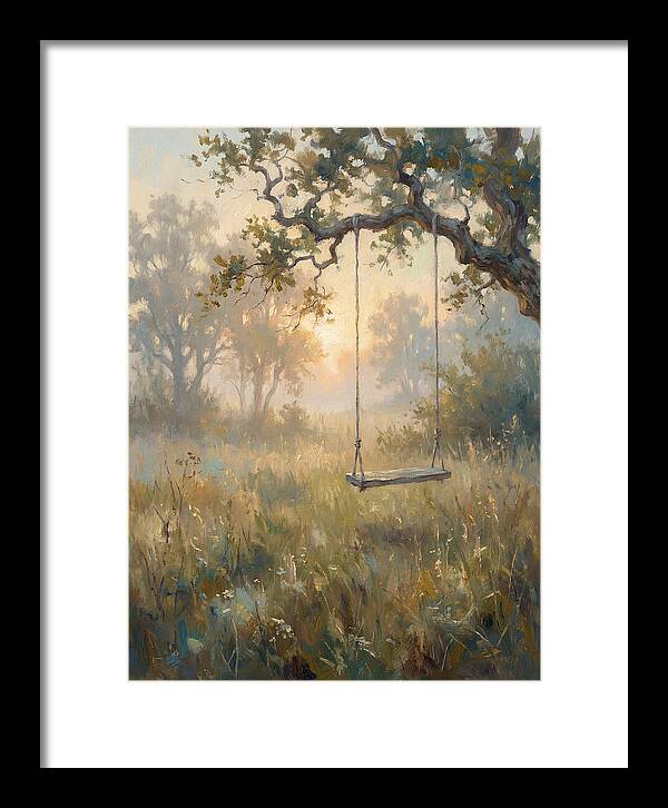 Old Swing In A Misty Meadow