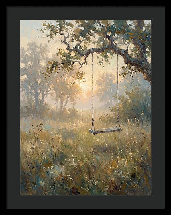 Old Swing In A Misty Meadow