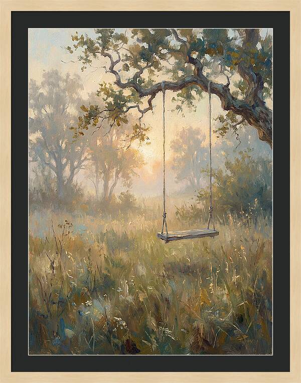 Old Swing In A Misty Meadow