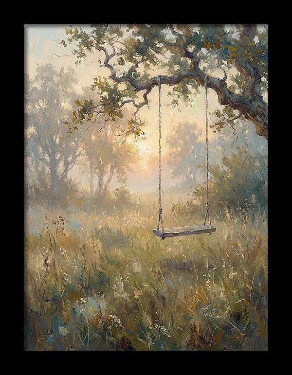 Old Swing In A Misty Meadow