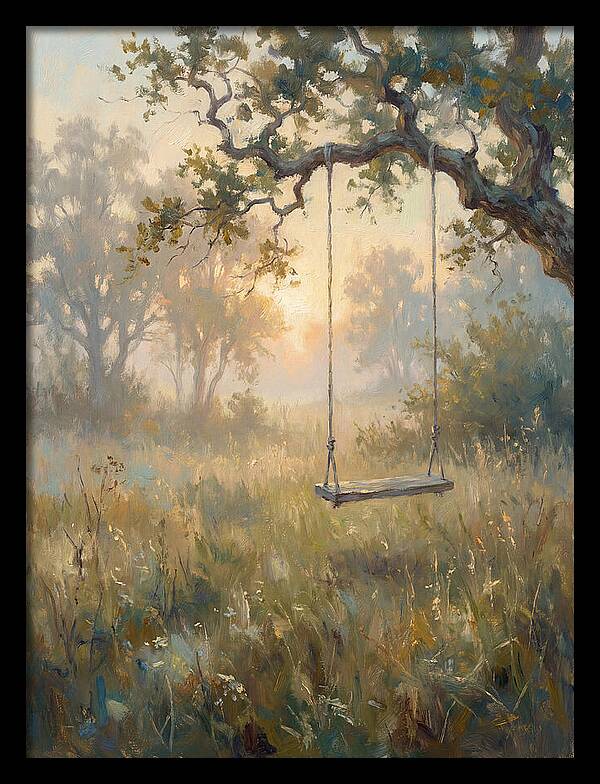 Old Swing In A Misty Meadow