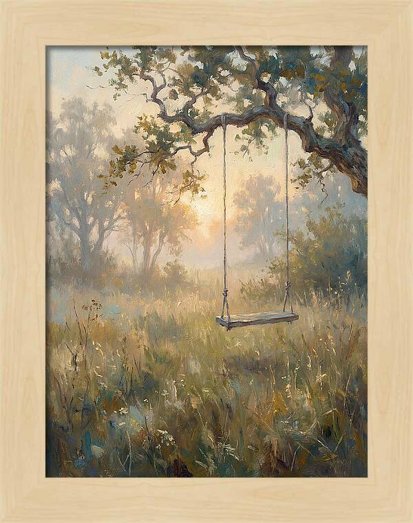 Old Swing In A Misty Meadow