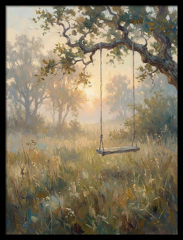Old Swing In A Misty Meadow