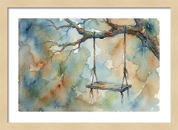 Old Swing Under A Tree