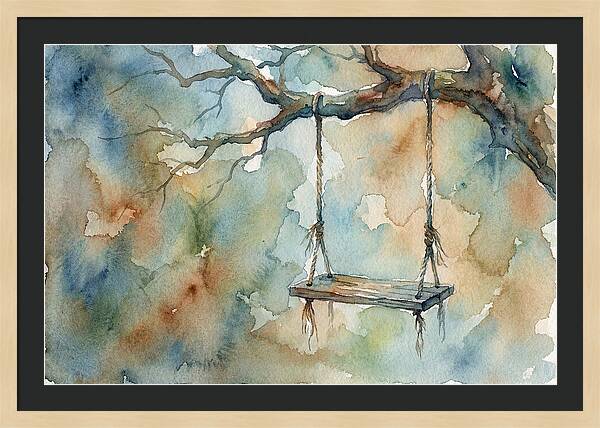 Old Swing Under A Tree