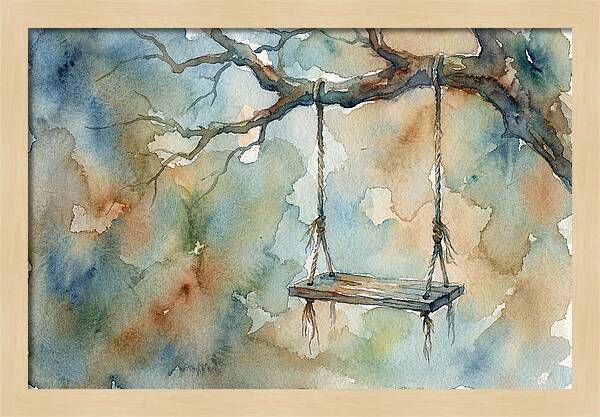 Old Swing Under A Tree