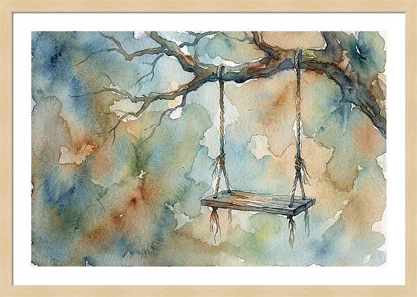 Old Swing Under A Tree