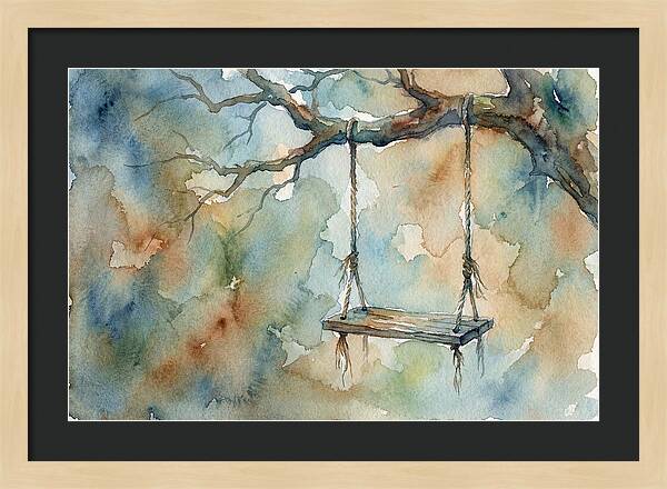Old Swing Under A Tree