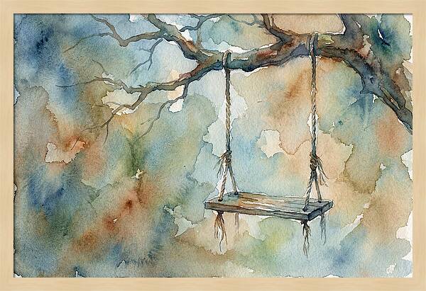 Old Swing Under A Tree