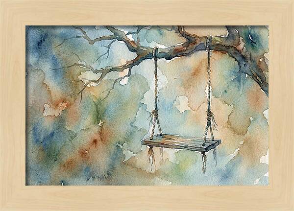 Old Swing Under A Tree