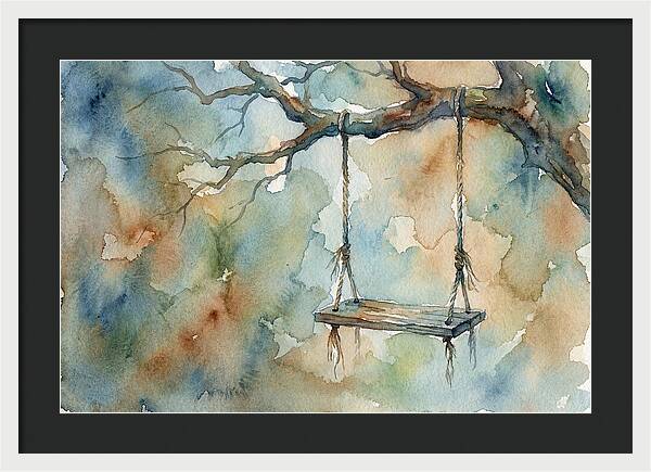 Old Swing Under A Tree