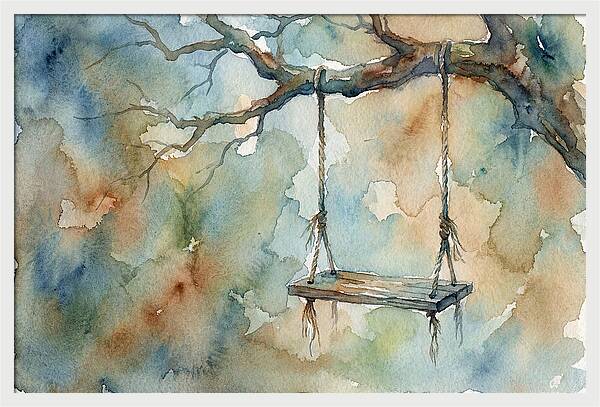 Old Swing Under A Tree