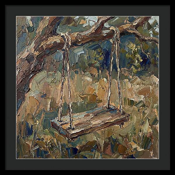 Old Swing Under The Tree