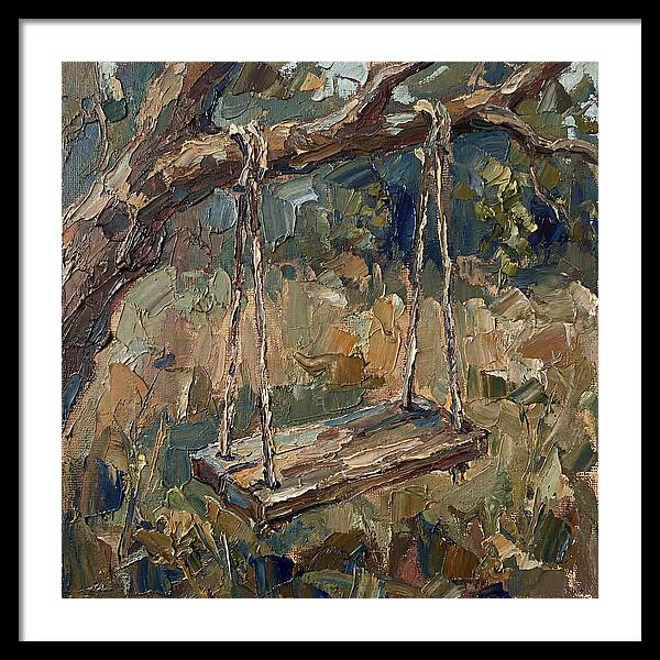 Old Swing Under The Tree