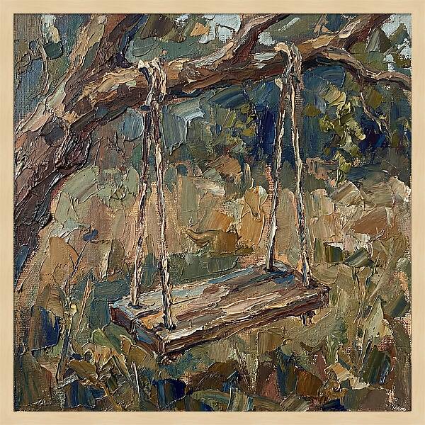 Old Swing Under The Tree