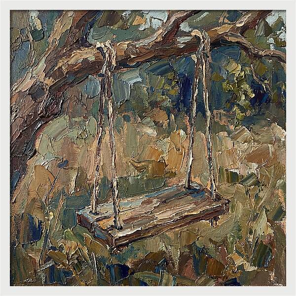 Old Swing Under The Tree