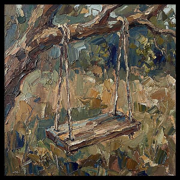 Old Swing Under The Tree