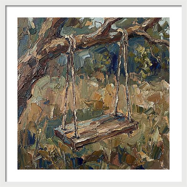 Old Swing Under The Tree