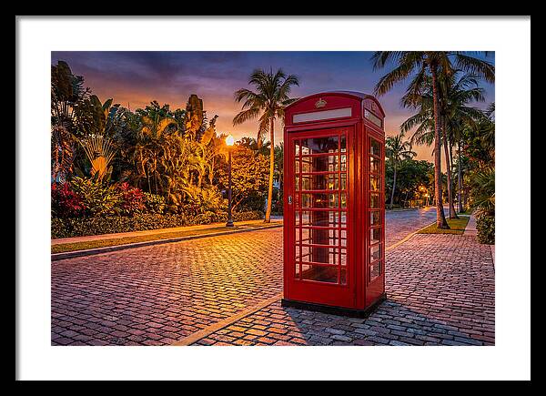 Old Telephone Booth At Dusk