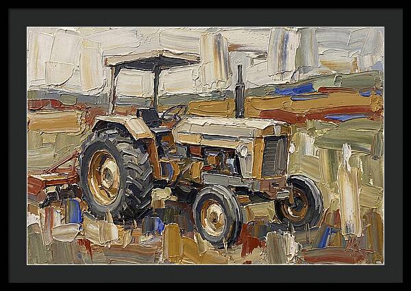 Old Tractor In The Field