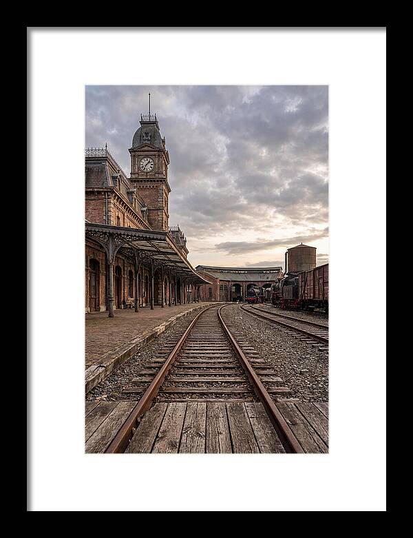 Old Train Station At Dusk