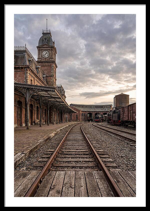 Old Train Station At Dusk