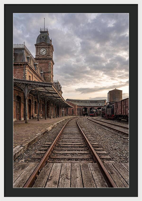 Old Train Station At Dusk