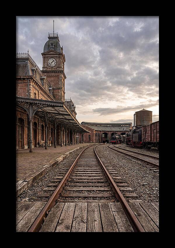 Old Train Station At Dusk