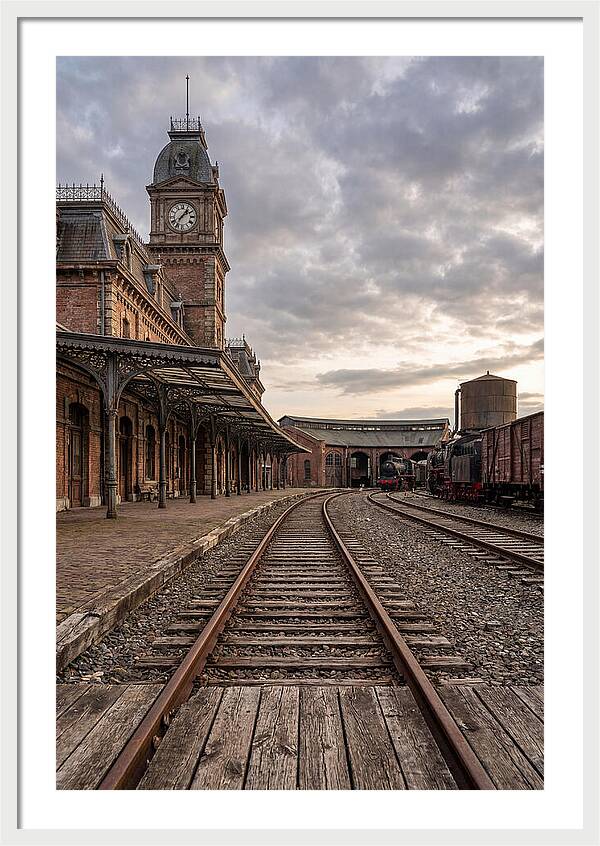 Old Train Station At Dusk