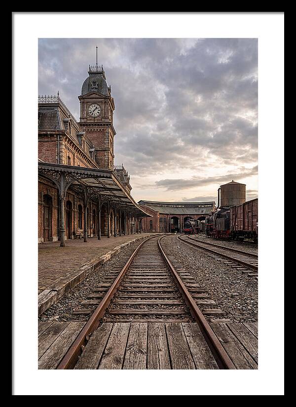 Old Train Station At Dusk