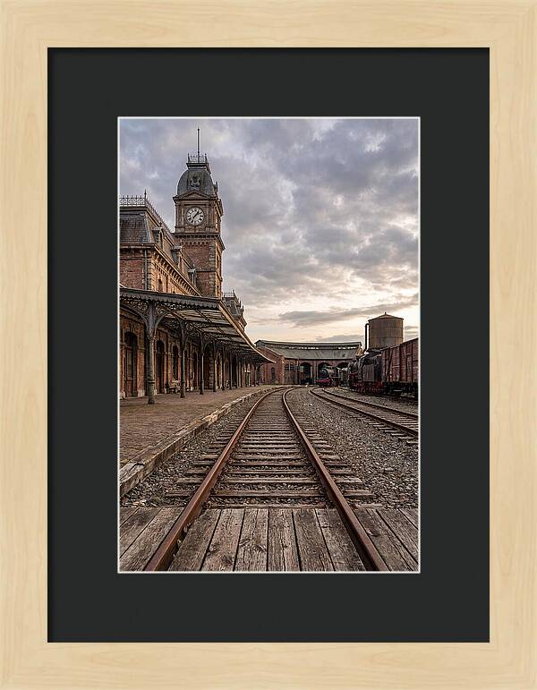 Old Train Station At Dusk