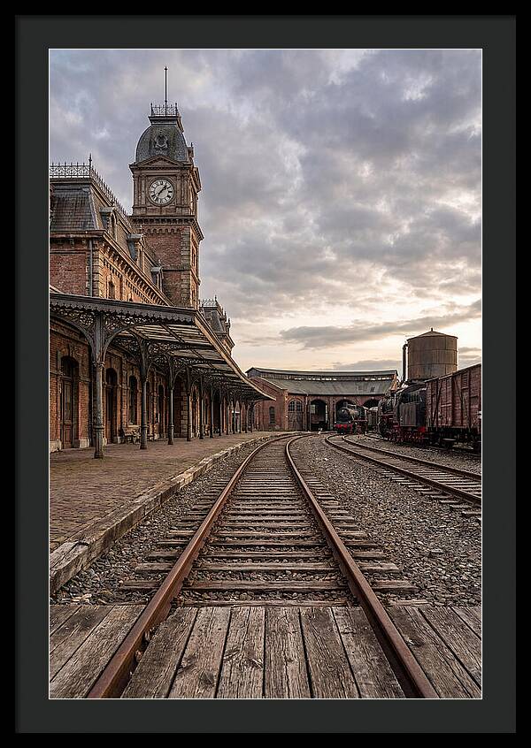 Old Train Station At Dusk