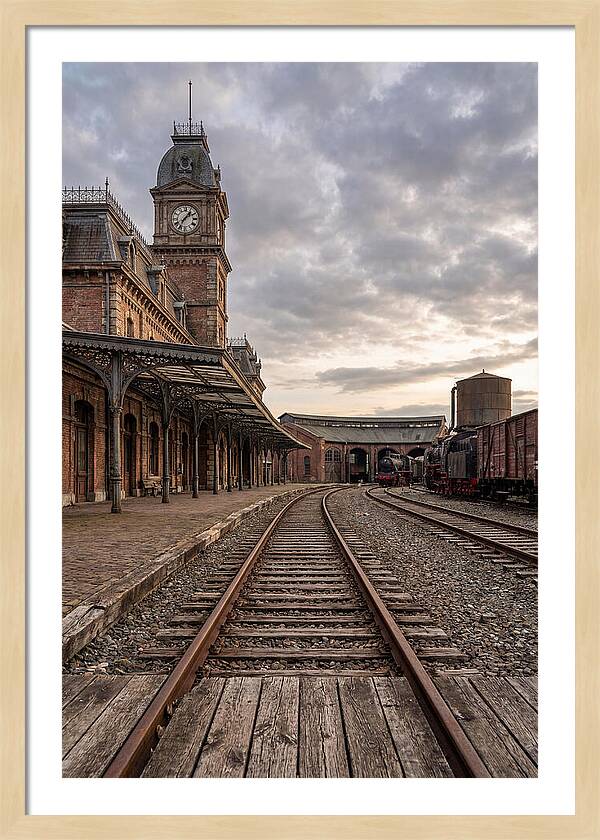 Old Train Station At Dusk